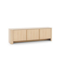 TV-SCHRANK Rari 168x52x39 cm - Lowboard mit Stauraum - Tv Ständer aus Laminierter Spanplatte - Helle Eiche Farbe - Eichefarben, Holzwerkstoff (137/42.5/33cm) - Chilly
