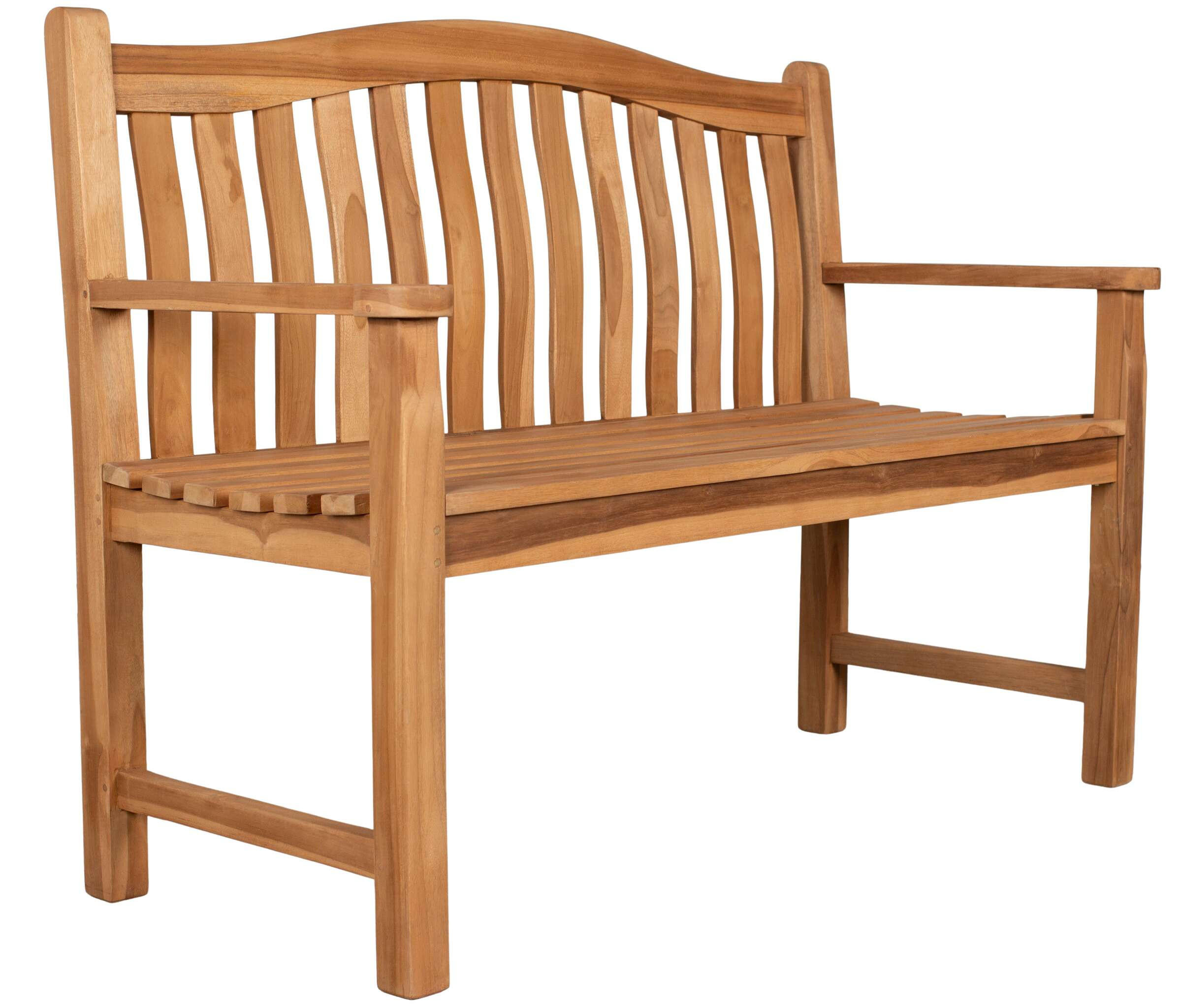 GARTENBANK Korfu - Naturfarben, Holz (120/94/60cm) - Mr. Deko
