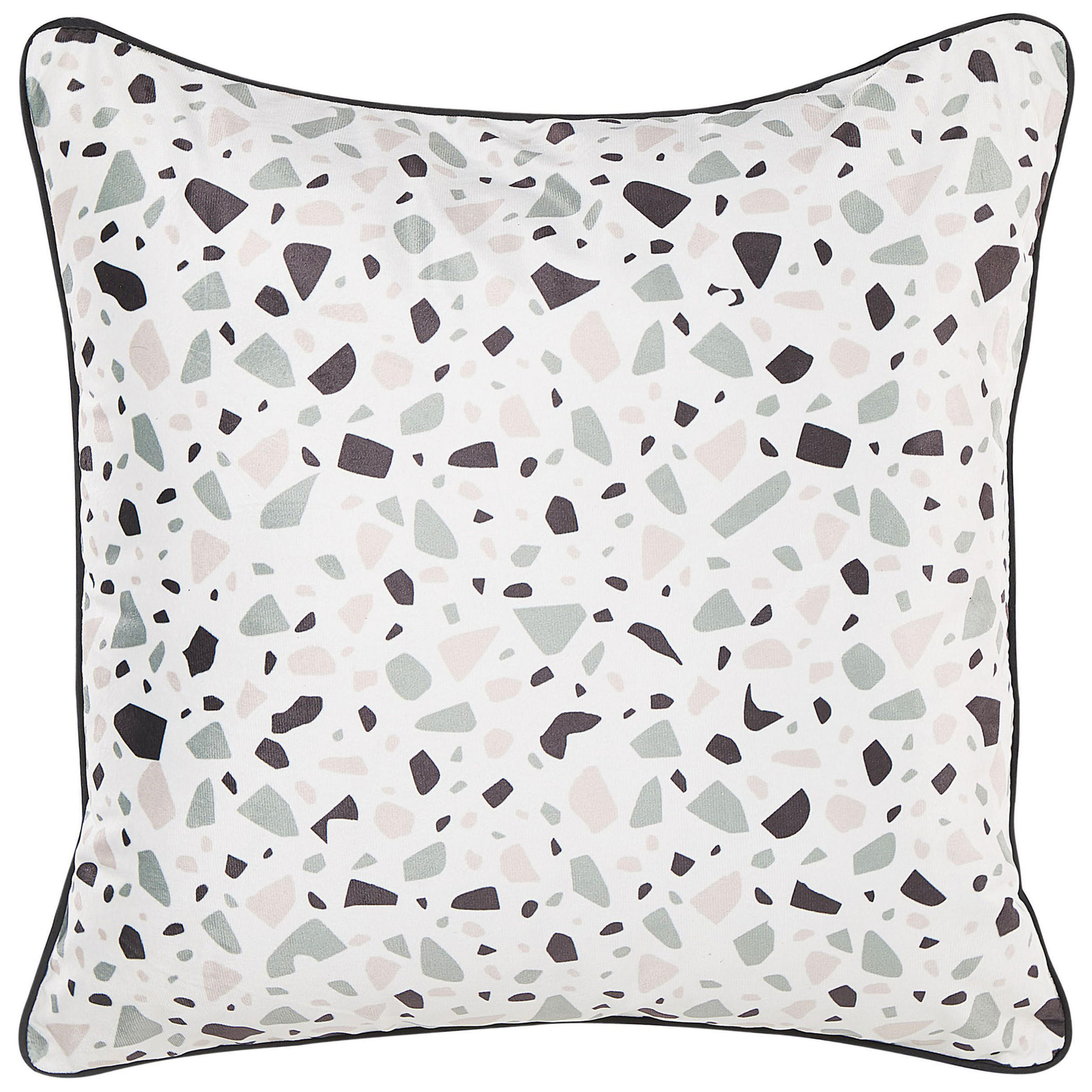 SAMTKISSEN 2er-Set Bunt 45/45 cm Lavender - Multicolor, Textil (45/45cm) - Beliani