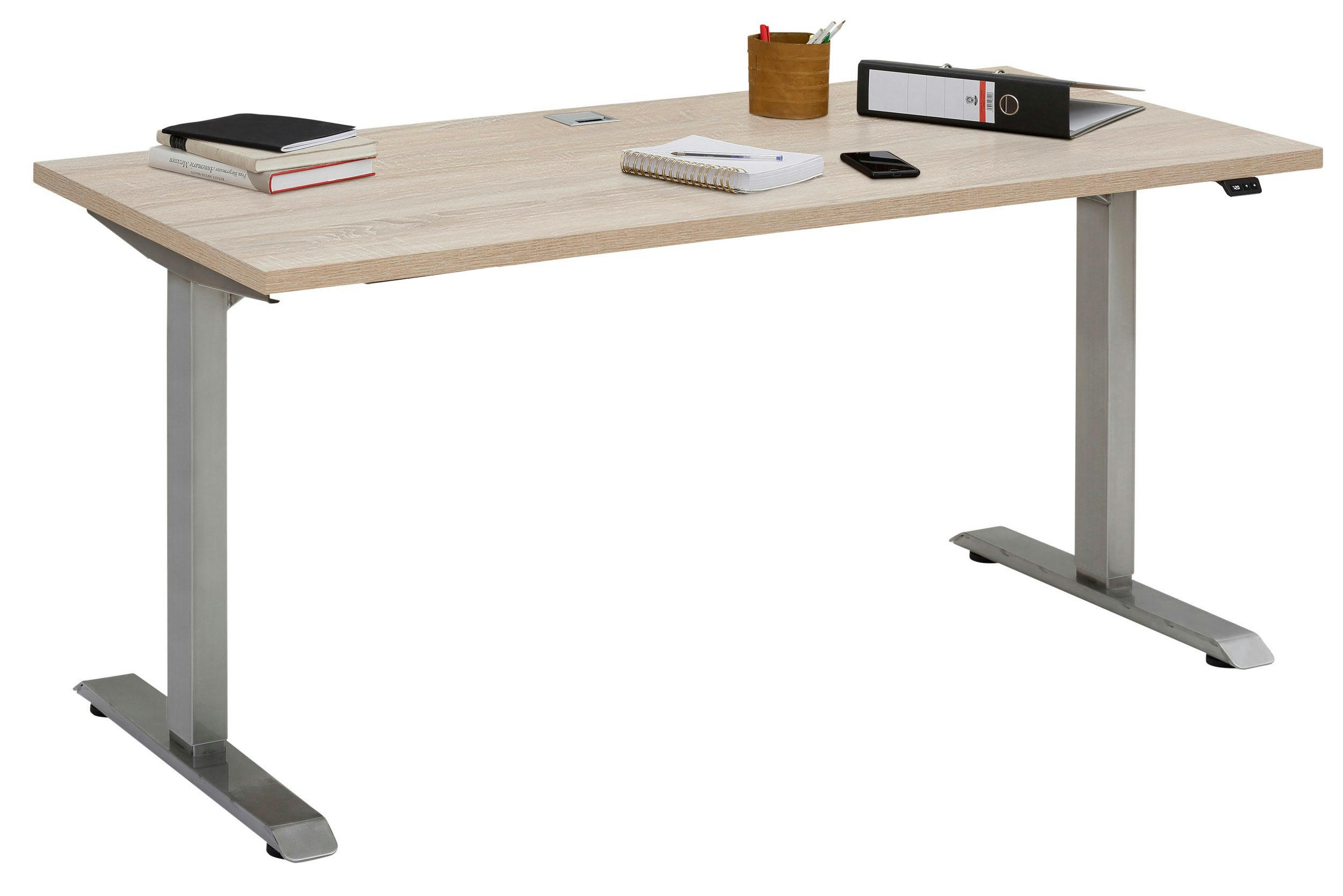 XXXLutz Schreibtisch Grau 150x70.5x80 cm