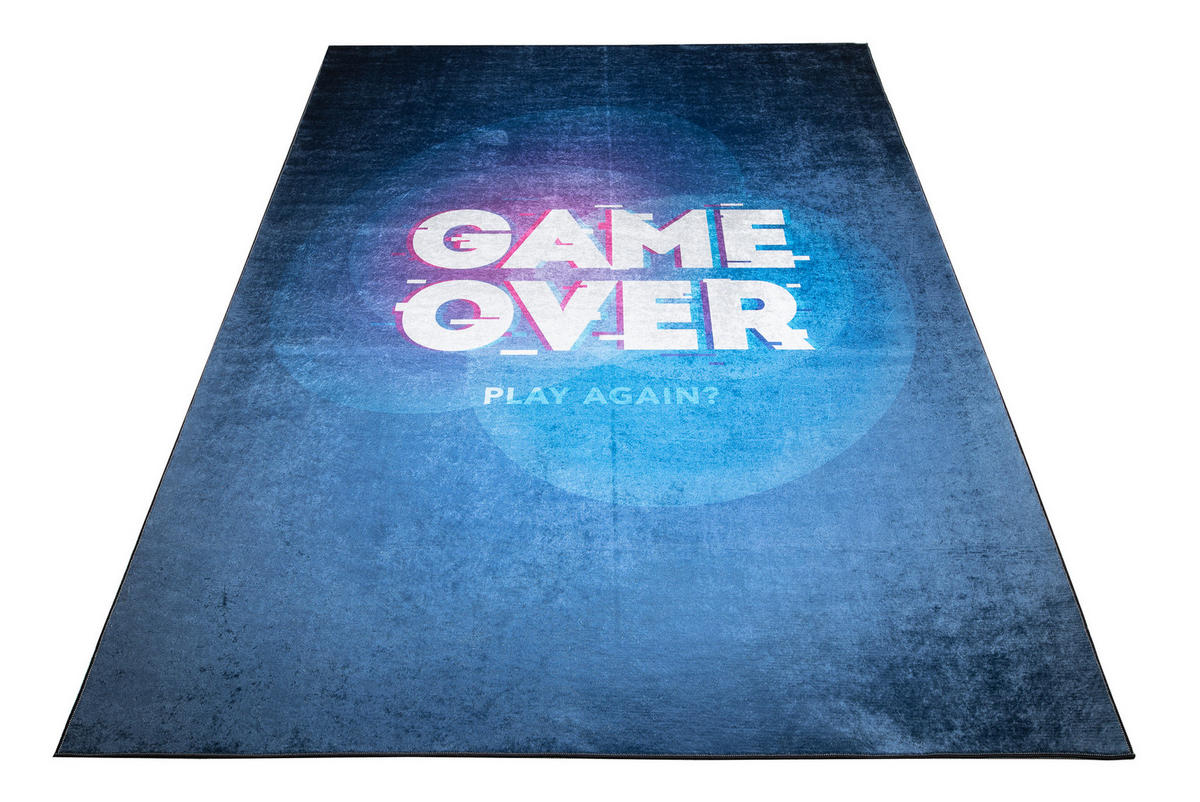 TEPPICH EMMA Blau 160/230 cm - Blau, Kunststoff (160/230cm) - Tapiso