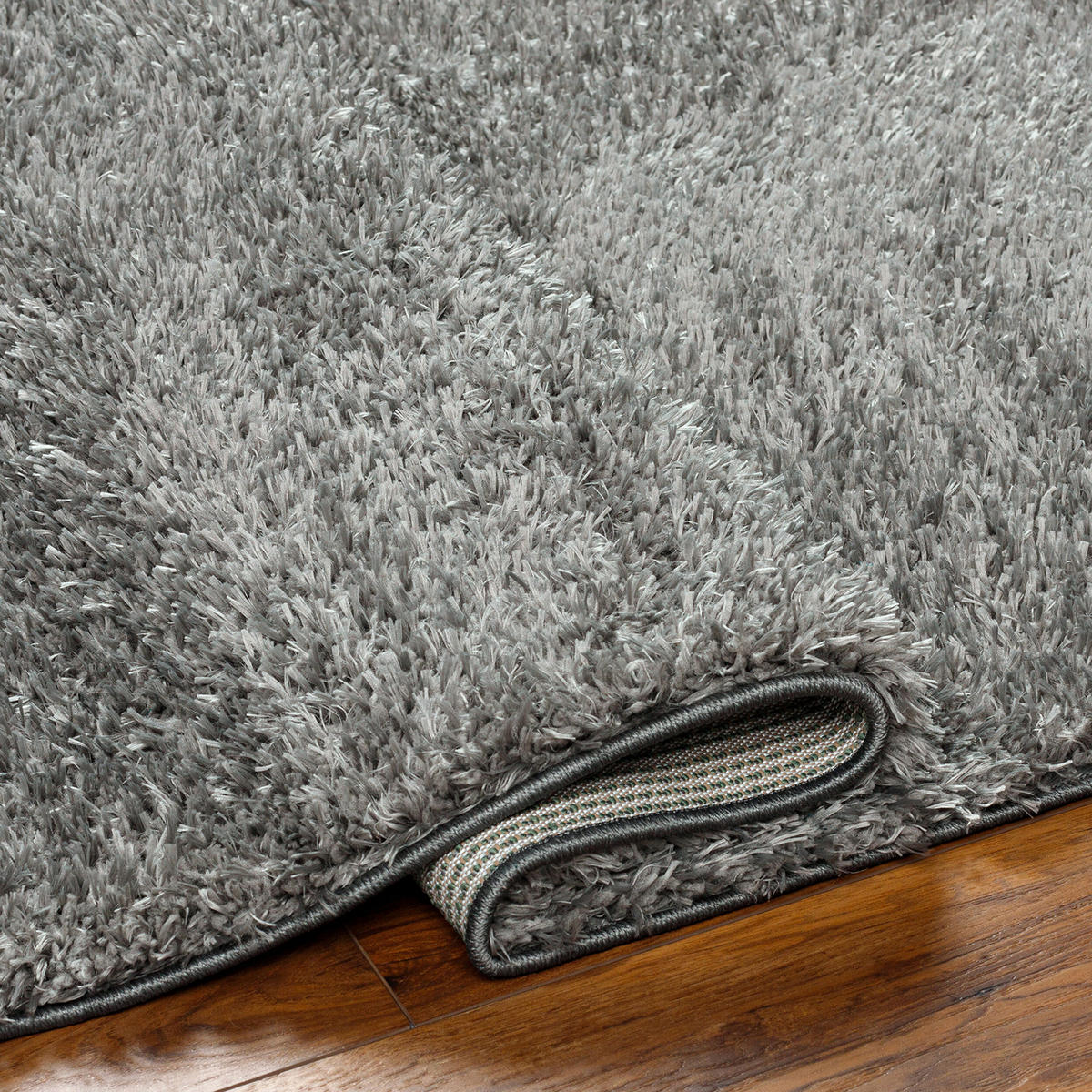 HOCHFLORTEPPICH 160/213 cm Grau - Dunkelgrau, Naturmaterialien/Textil (160/213cm) - LIVABLISS