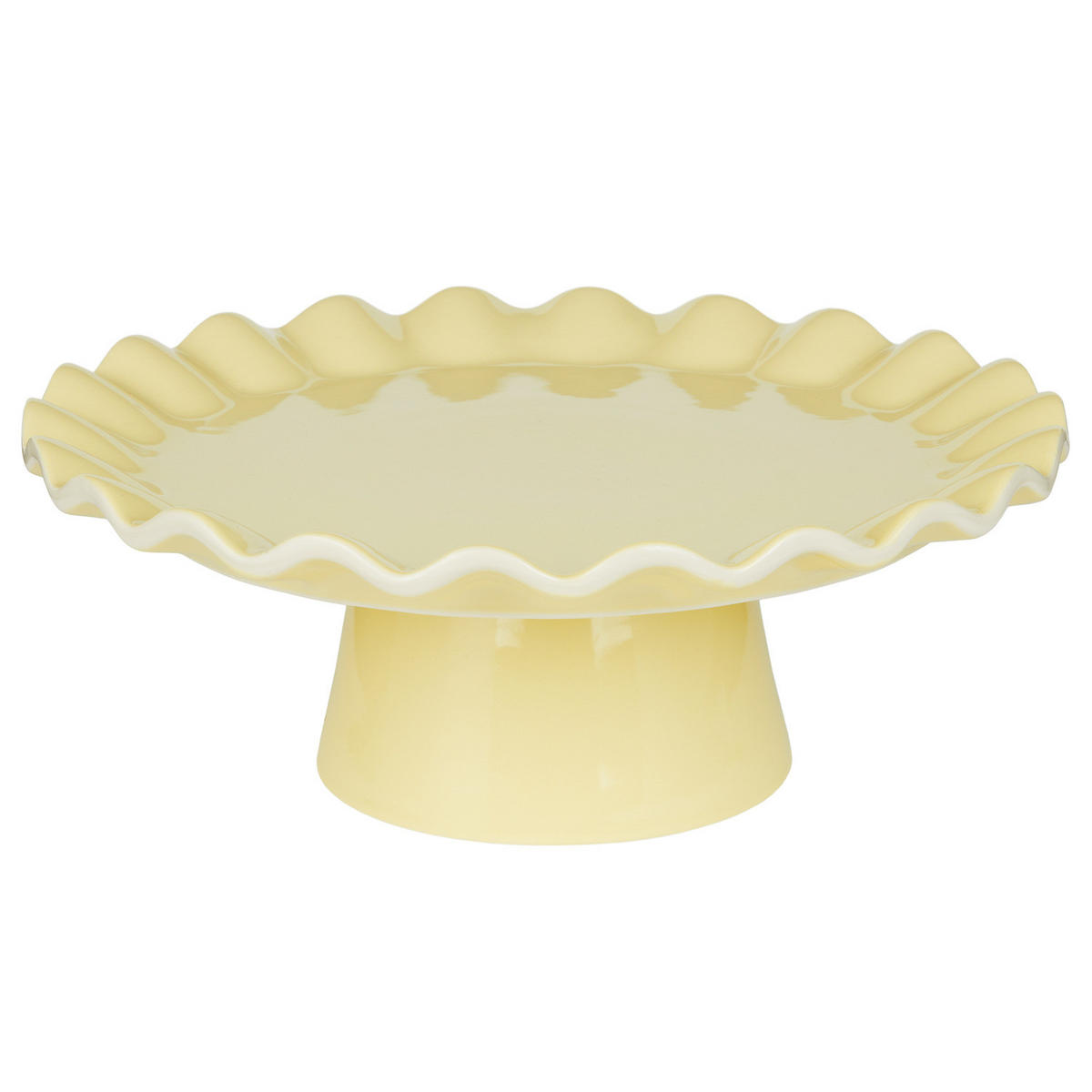 KUCHENETAGERE Lilly - Hellgelb, Keramik (28/10cm) - Butlers