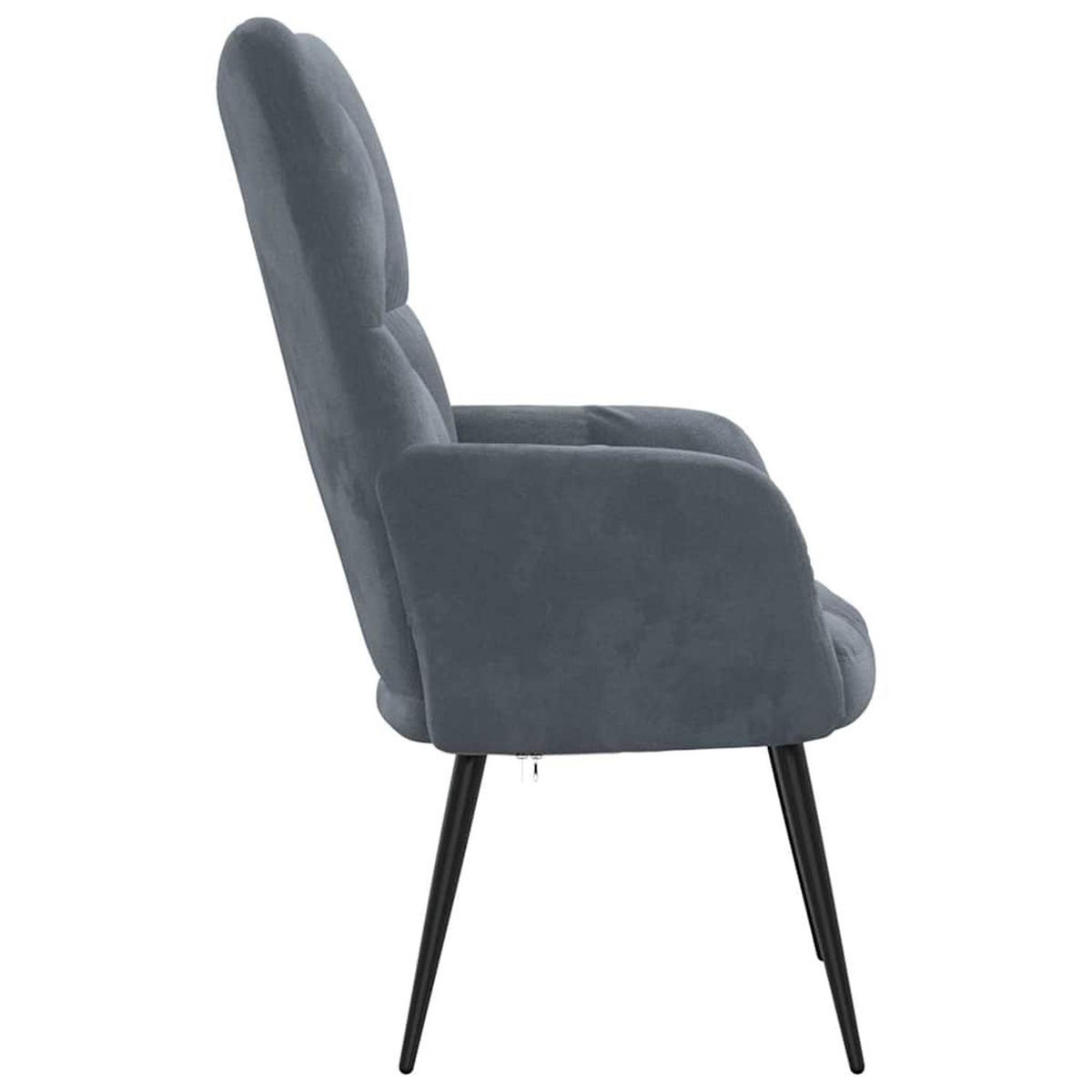 FERNSEHSESSEL Lohman Grau - Grau, Metall (61/96.5/70cm) - Nettlife