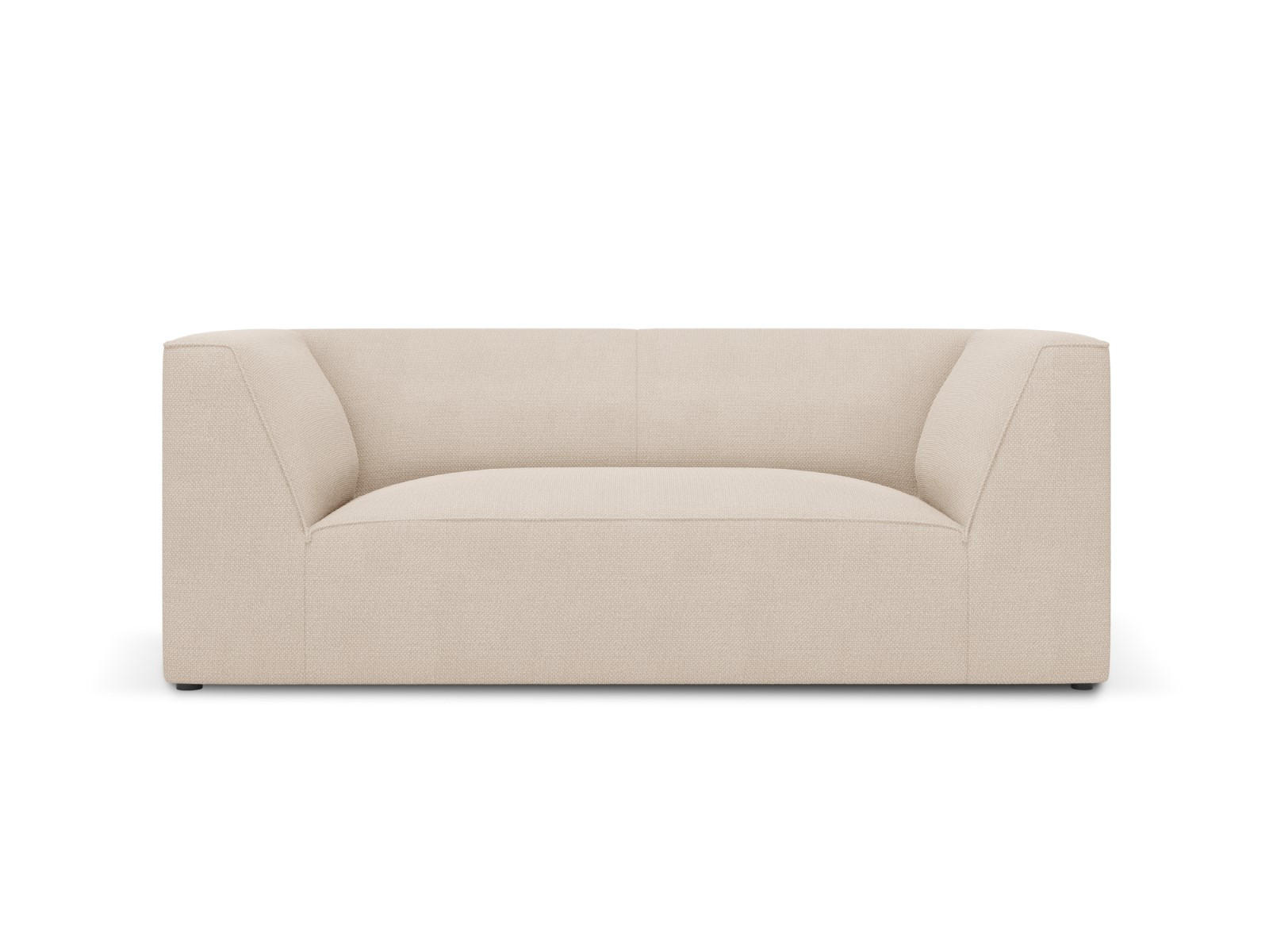 SOFA Ruby aus strukturiertem Stoff beige 2 Sitzplätze - Beige, Textil (174/69/93cm) - Micadoni