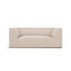 SOFA Ruby aus strukturiertem Stoff beige 2 Sitzplätze - Beige, Textil (174/69/93cm) - Micadoni