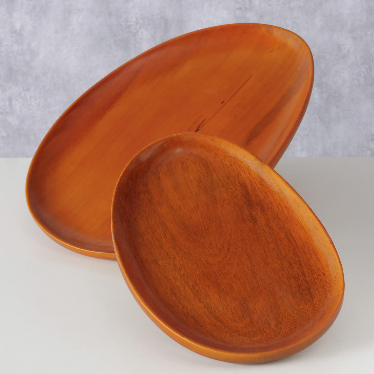 TABLETTS aus Holz Torin Orange - Orange, Holz (29/2.5/41cm) - Boltze Home