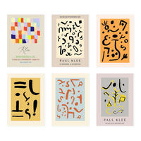 POSTER Set Mit 6 Illustrationen Von Paul Klee Surrealismus A3 Rahmenlos - Klar, Papier (29/3cm) - Nacnic