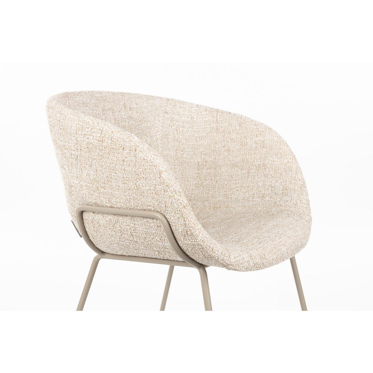 ESSZIMMERSTUHL Feston Beige - 2 er Set - Beige, Kunststoff (56.5/77/55cm) - Zuiver