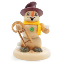 RAUCHFIGUR Scheemann Natur Schlitten 13 cm - Multicolor, Holz (10/13/0.1cm)