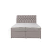BOXSPRINGBETT LAVIDO mit Topper und Bettkasten, Hellgrau, 180x200 cm - Hellgrau, Textil (180/200cm) - KS Home Concept