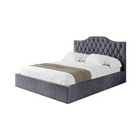 POLSTERBETT mit Bettkasten und Lattenrost, Boxbett ohne Matratze - FALIO 180x200 Dunkelgrau - Dunkelgrau, Holzwerkstoff/Textil (180/200cm) - ALTDECOR