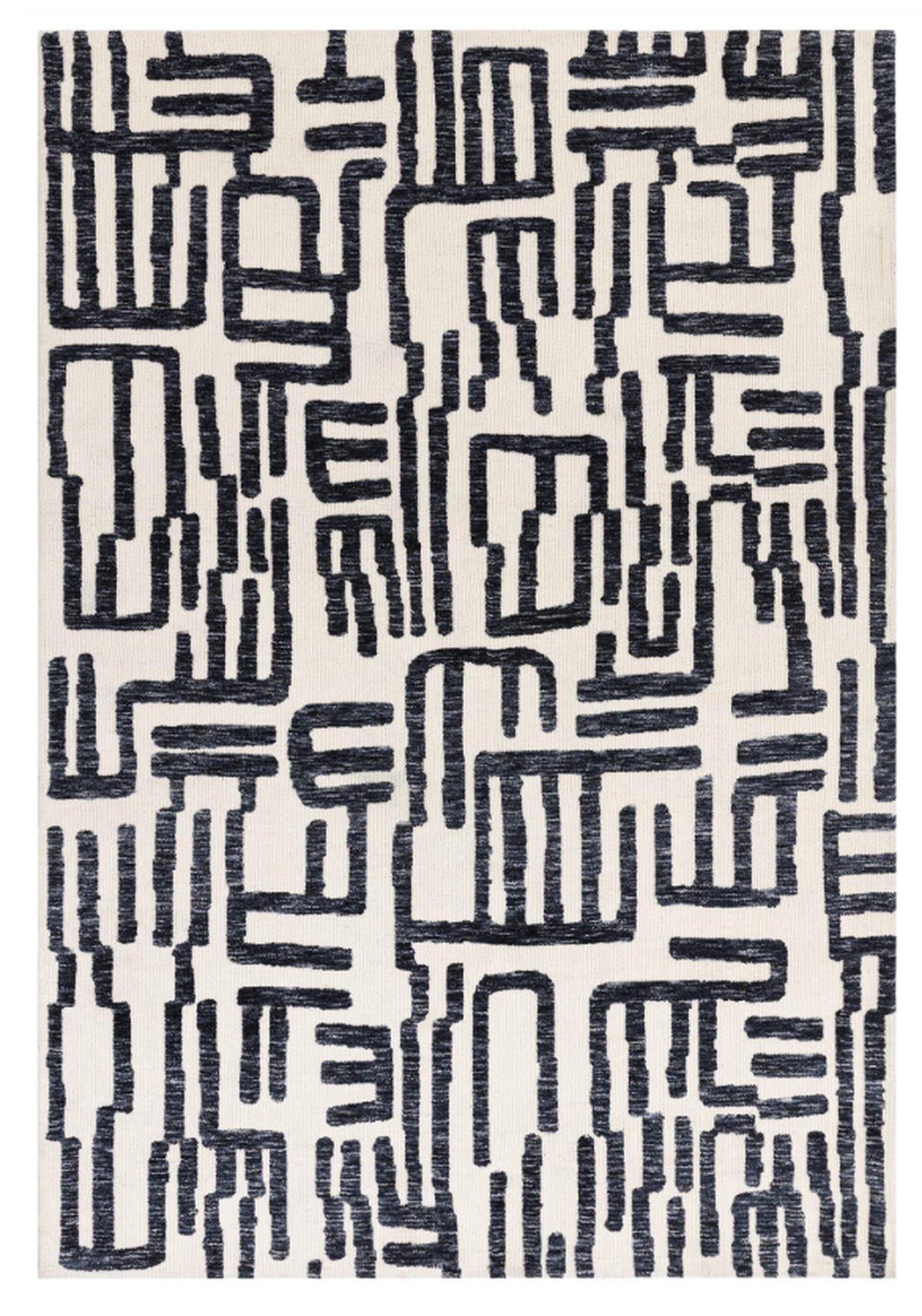 TEPPICH modern Flachgewebe LIBRETTO Blau 160 x 230 cm - Blau, Textil (160/230cm) - Novatrend