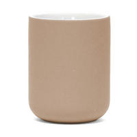 ZAHNBÜRSTENBECHER Mambo 8/10 cm - Beige, Keramik (8/10/8cm) - Douceur d´intérieur