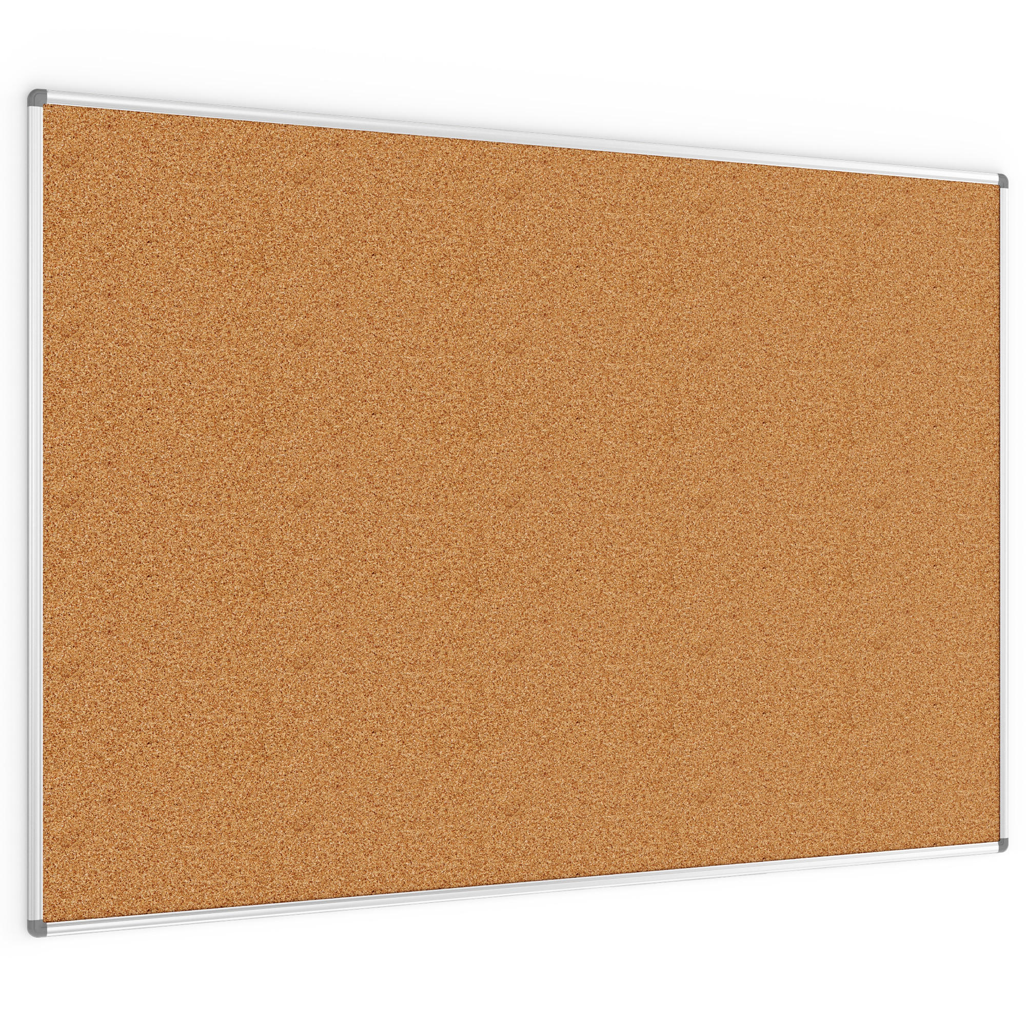 PINNWAND mit Alurahmen 180x120cm - Braun, Holzwerkstoff (180/120/1.6cm) - ALLboards