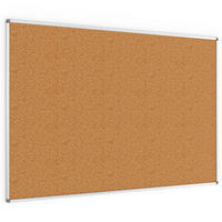 PINNWAND mit Alurahmen 180x120cm - Braun, Holzwerkstoff (180/120/1.6cm) - ALLboards