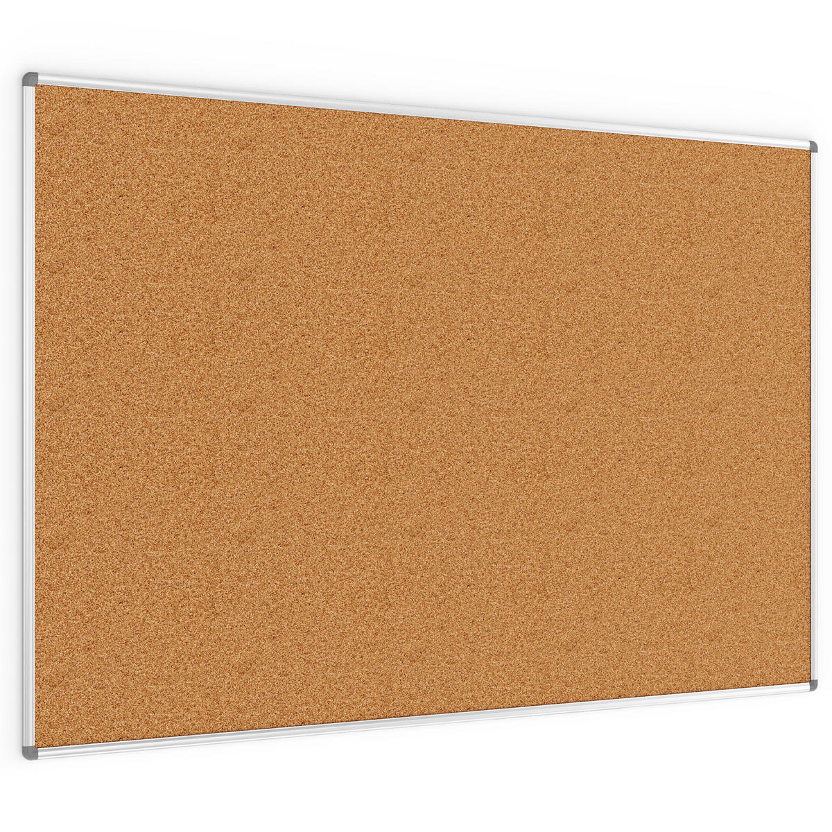 PINNWAND mit Alurahmen 180x120cm - Braun, Holzwerkstoff (180/120/1.6cm) - ALLboards