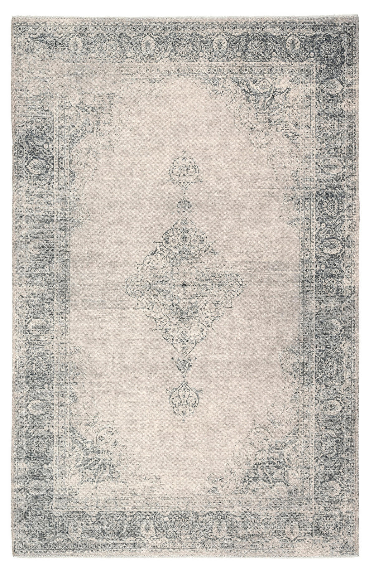 VINTAGE-TEPPICH Creme 80X145cm - Creme, Textil (80/145cm) - Tesso Living