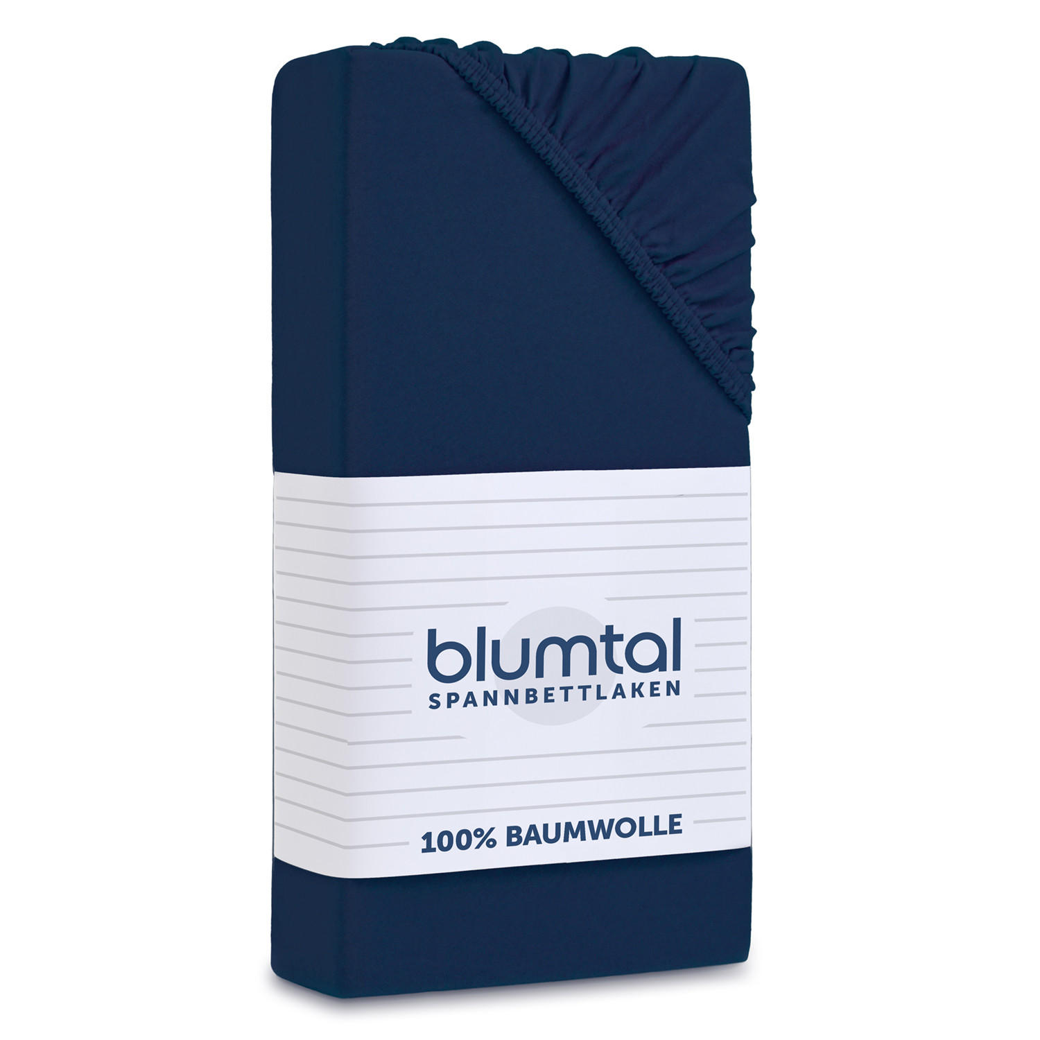 SPANNBETTLAKEN 75/200/30 cm Dunkelblau - Dunkelblau, Textil (75/200cm) - Blumtal