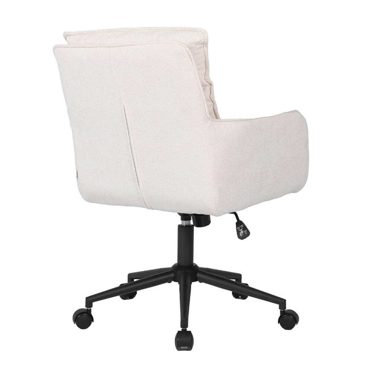 BÜROSTUHL aus Webstoff CORA - Beige - Beige, Kunststoff (60/100/70cm) - Home Deluxe