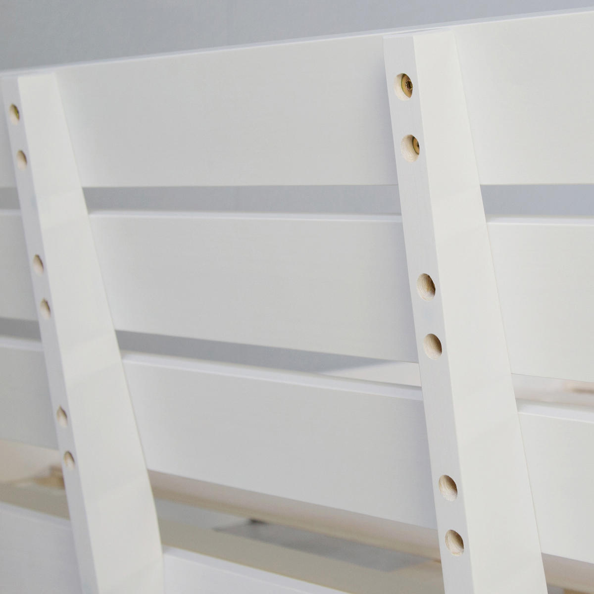 HOLZBETT mit Stauraum 90/200 cm weiss - Weiß, Holz (90/200cm) - Homestyle4u