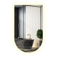 LED SPIEGEL 50x90 cm Neutralweiß 4000K - Transparent, Glas (50/90/0.4cm) - Wallfluent