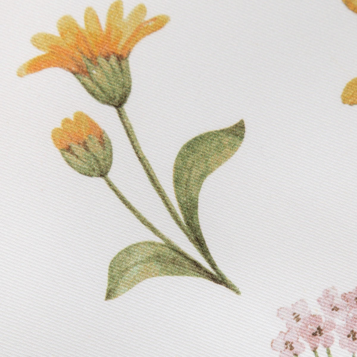 TISCHLÄUFER Prima in blumen 40/160 cm - Weiß, Textil (40/160cm) - Homla