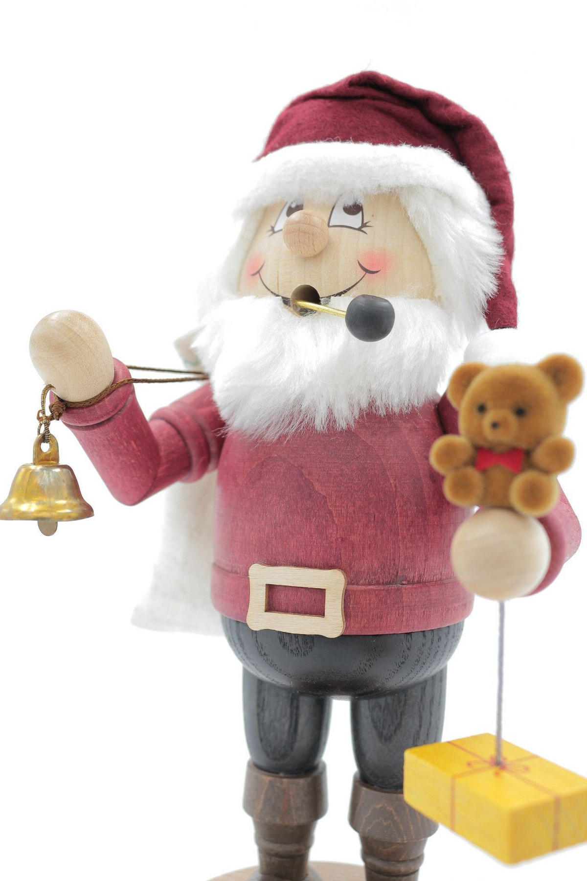 RAUCHFIGUR Wichtel Weihnachtsmann 23 cm - Multicolor, Holz (11/23/0.1cm)