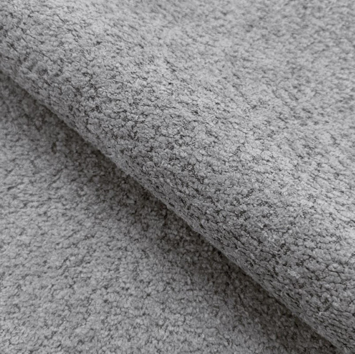 ECKSOFA ADEL mit Schlaffunktion und Bettkasten, L-förm, Metallbeine, verstellbar lose Rückenkissen, freistehend, LINKS, 171x257x90 cm, Light Grey - Hellgrau, Holz/Textil (171/257cm) - DomoHome