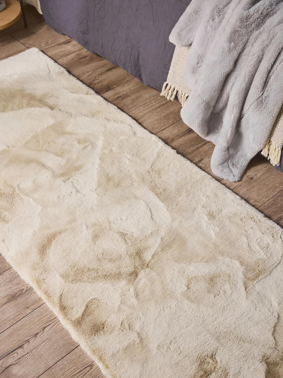 TEPISI od umjetnog krzna Dave krem 80x240 cm - krem, tekstil/plastika (80/240cm) - benuta Nest