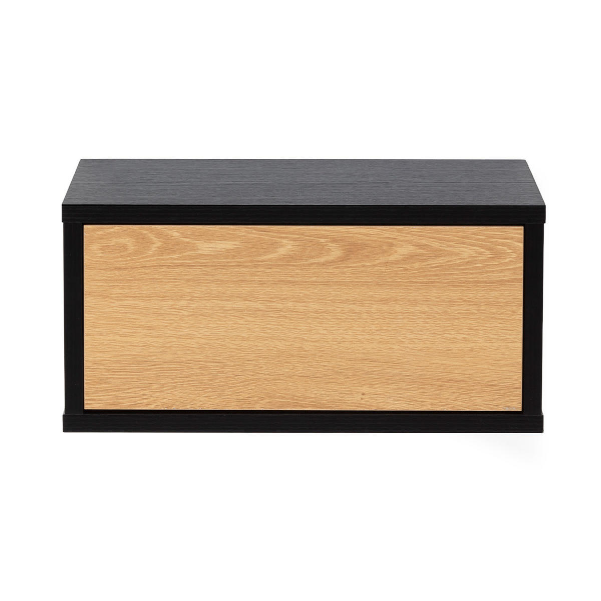 SCHWEBENDER NACHTTISCH Apolo Schwarz - Schwarz, Holzwerkstoff (40/19/35cm) - VS Venta-stock