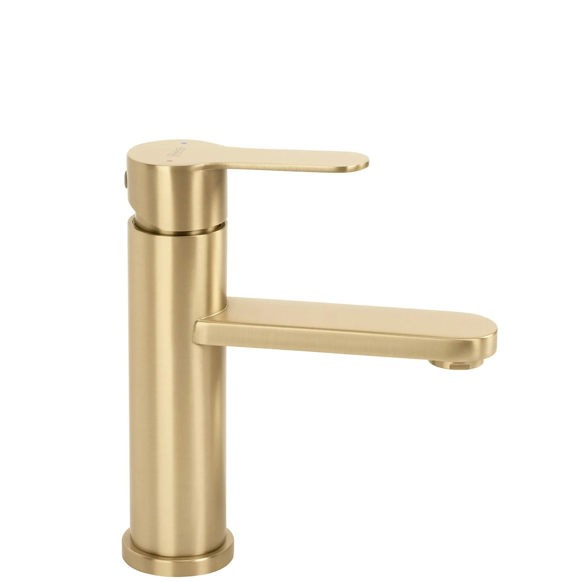 WASCHBECKENARMATUR Rea Arcos Brush Gold - Goldfarben, Metall (20/18.5/9.8cm) - REA