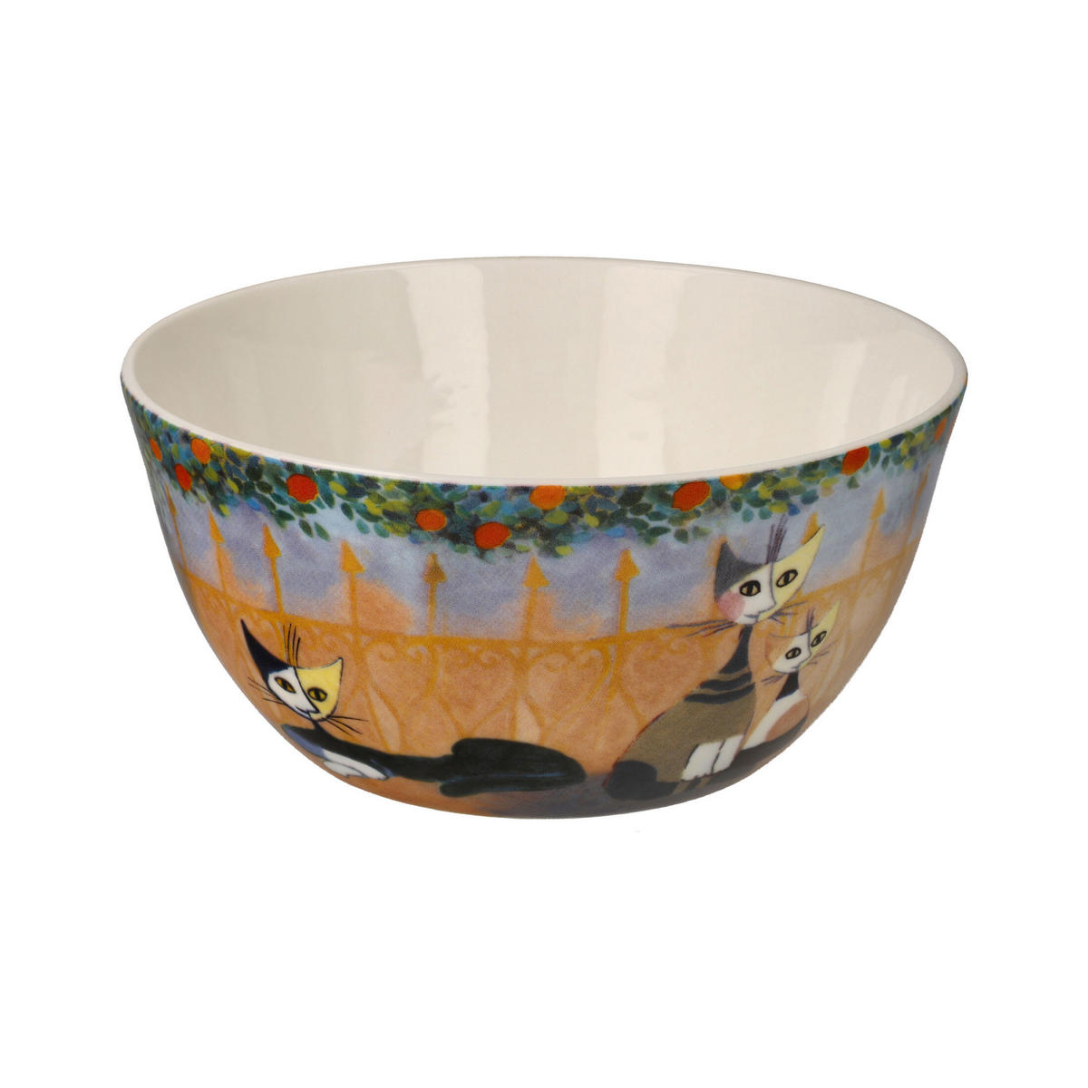 KÜNSTLERSCHALE Rosina Wachtmeister - Tempi felici, Fine Bone China, Bunt, 15 cm - Multicolor, Keramik (7cm) - Goebel