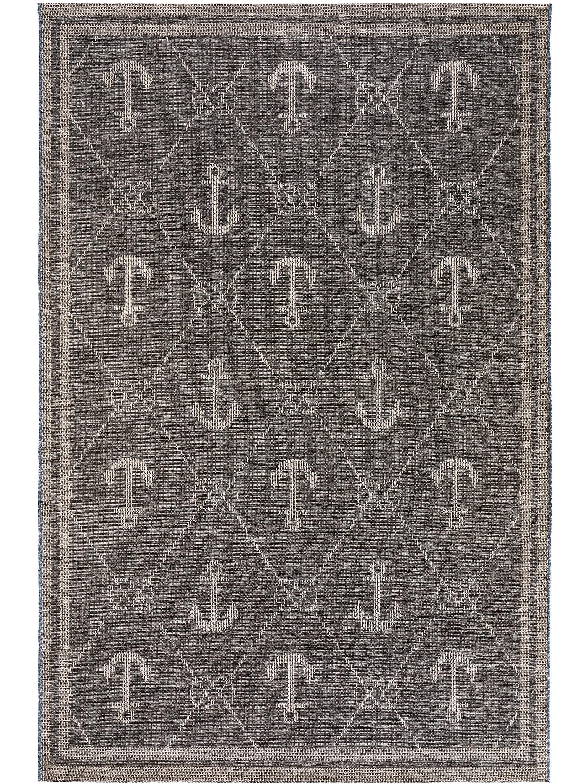 OUTDOORTEPPICH River Blau 200x285 cm - Blau, Textil (200/285cm) - benuta Nest