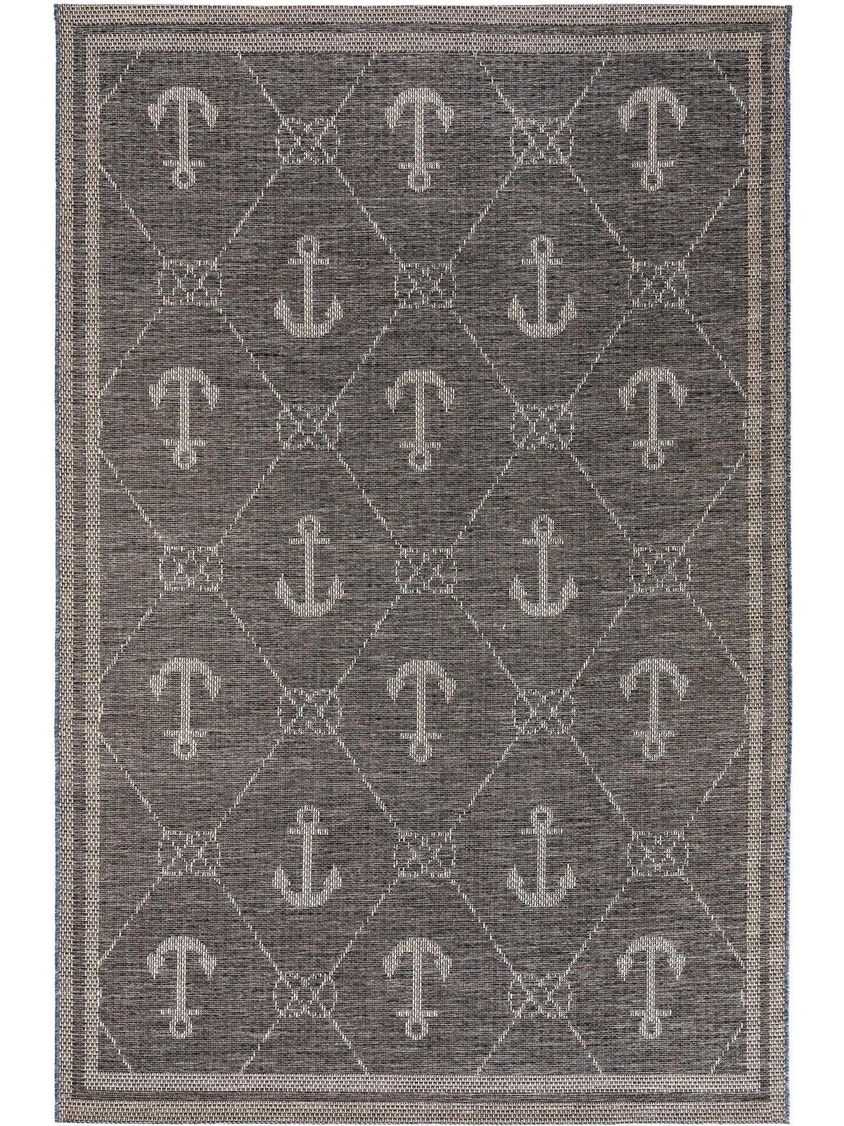 OUTDOORTEPPICH River Blau 200x285 cm - Blau, Textil (200/285cm) - benuta Nest