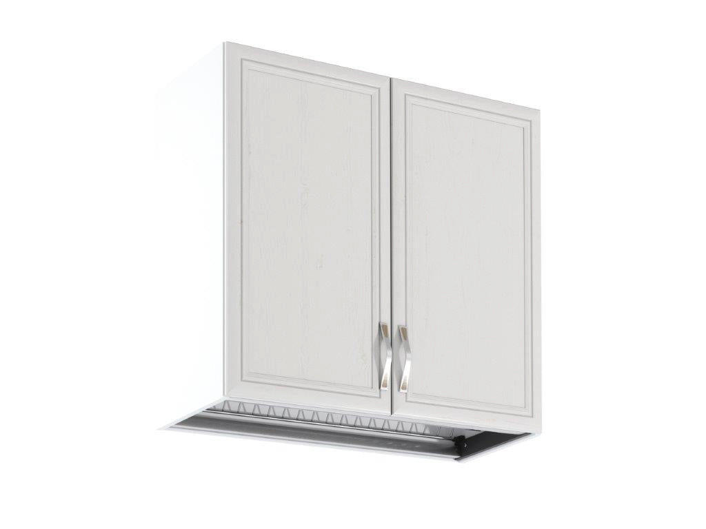 HÄNGESCHRANK G80C – Sycylia Weiß – Weiß / Creme - Creme/Weiß, Holzwerkstoff (80/72/32cm) - ROYAL24_MARKT