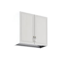 HÄNGESCHRANK G80C – Sycylia Weiß – Weiß / Creme - Creme/Weiß, Holzwerkstoff (80/72/32cm) - ROYAL24_MARKT