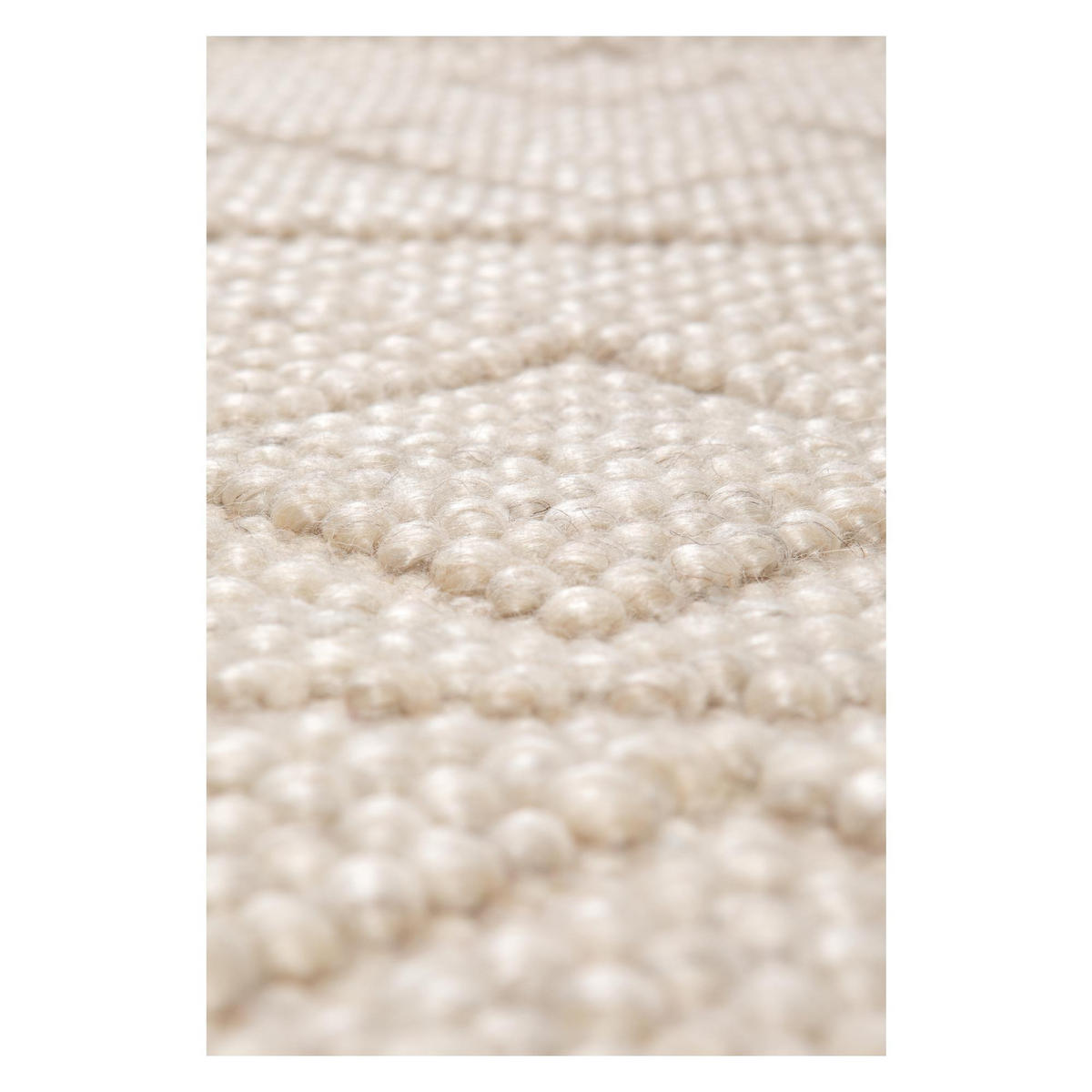 OUTDOOR-TEPPICH Soan schneeweiß 60 x 90 cm - Weiß, Textil (60/90cm) - Vivaraise