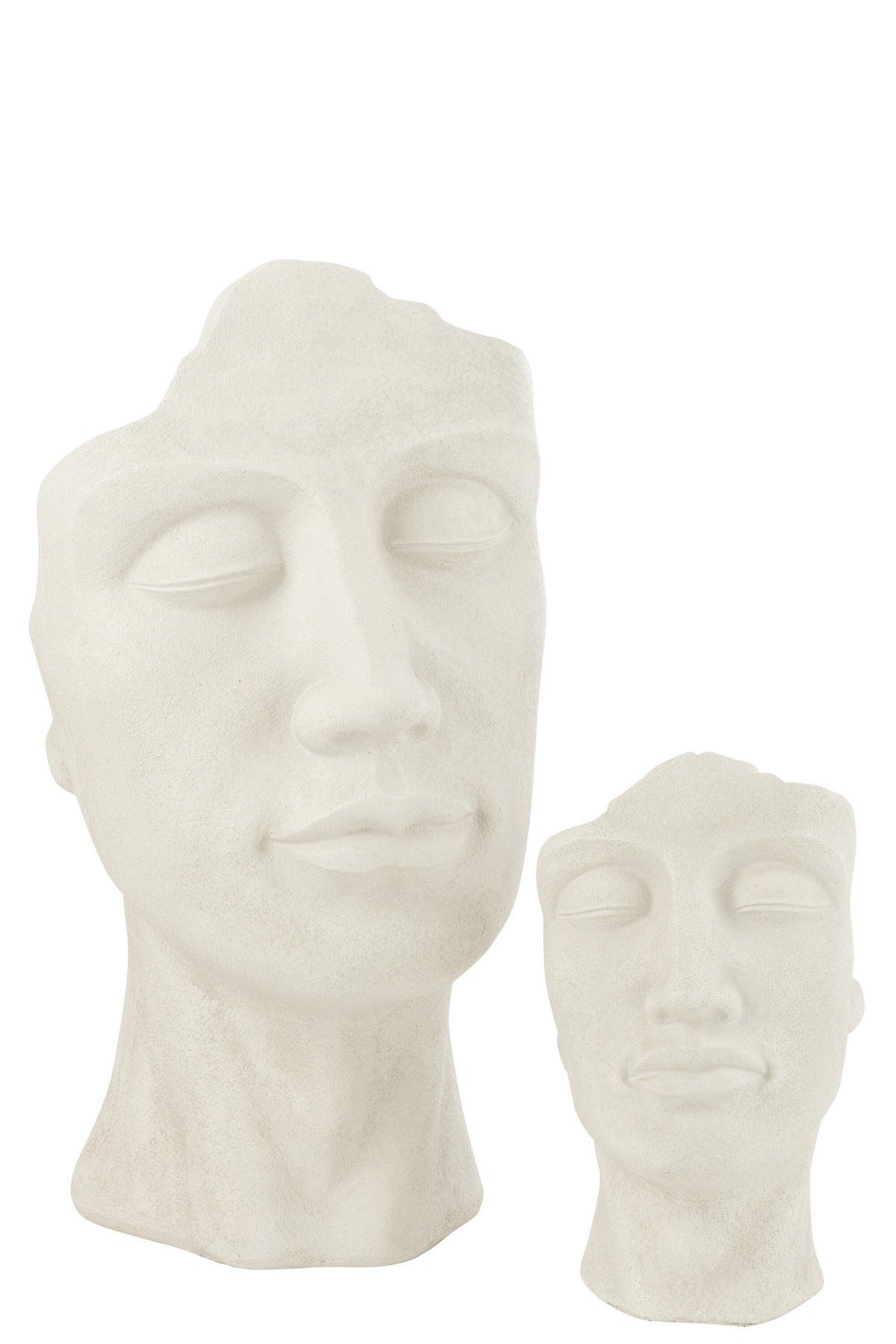 BLUMENTOPF DAVID - Töpferei - Weiß - L - Ø 36 cm - Weiß, Keramik (36/70cm) - J-Line