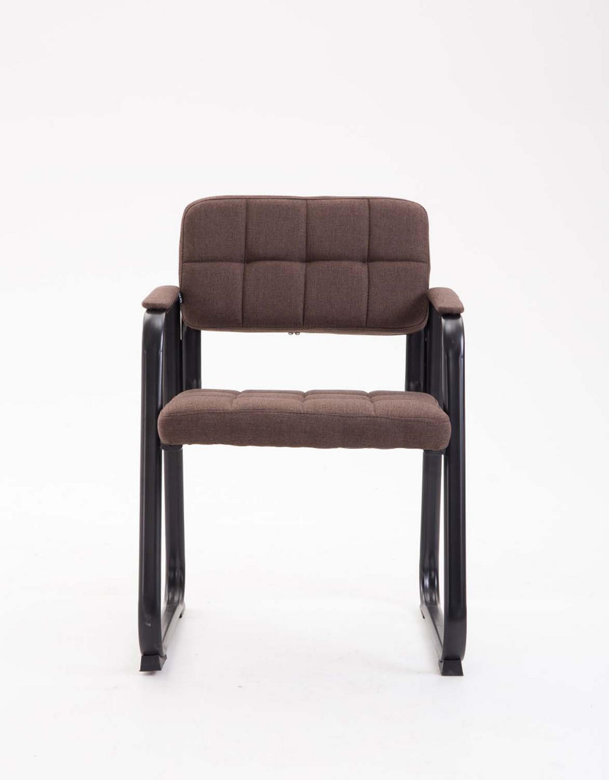ARMLEHNENSTUHL Stoff braun - Braun, Textil/Metall (59/84/58cm) - CLP