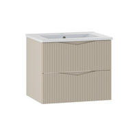 WASCHTISCH 60cm Tao Kaschmir - Beige, Holzwerkstoff (60/50/45.8cm) - Petits-meubles