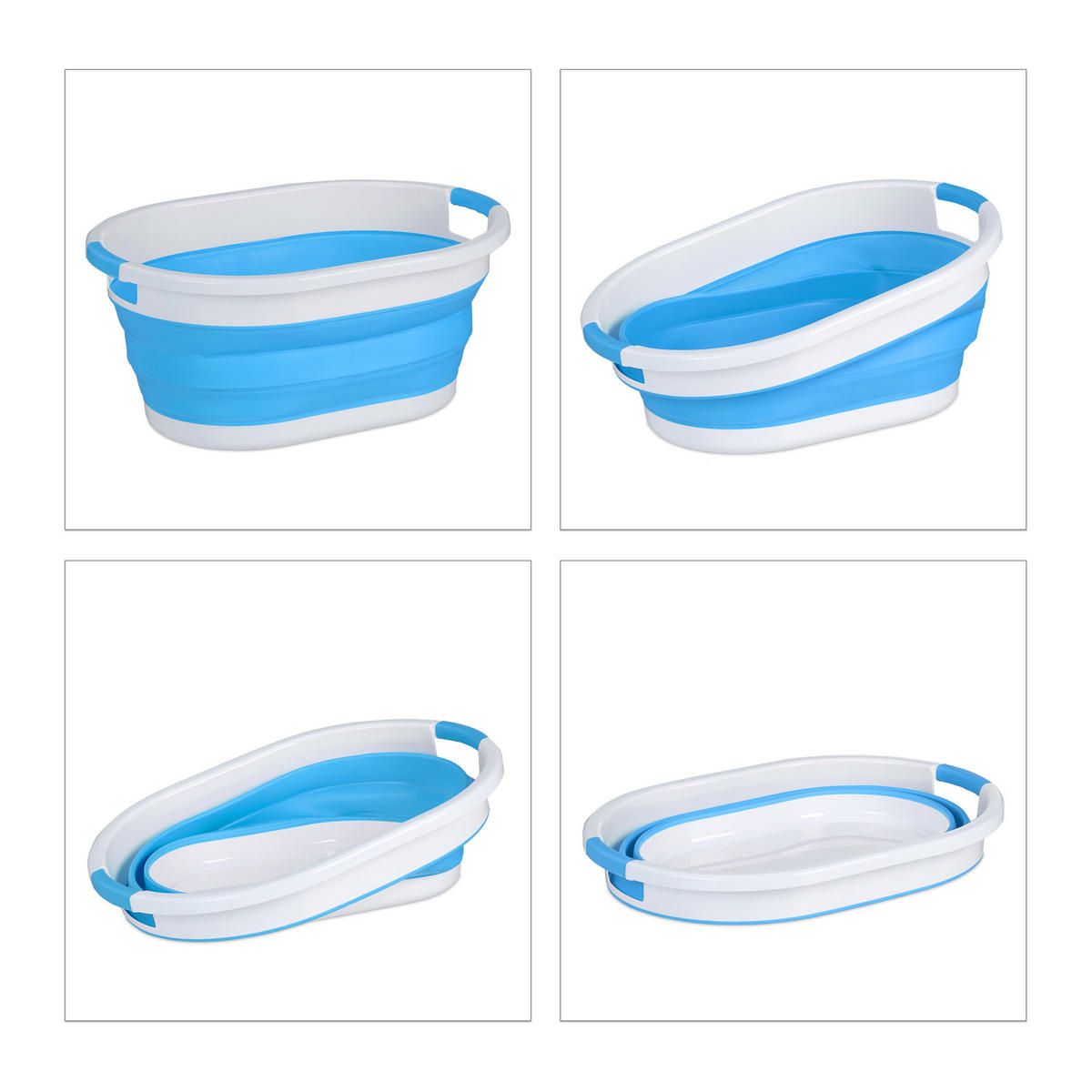 KÔŠ na prádlo - viacfarebná, plast (61/27.5/44cm) - Relaxdays