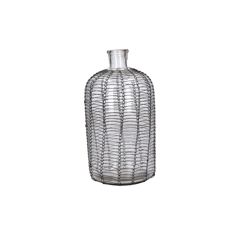 VASEN SCHALEN Grau 13/13/26 cm H237900003 - Grau, Glas (13/26cm) - Rituali Domestici 