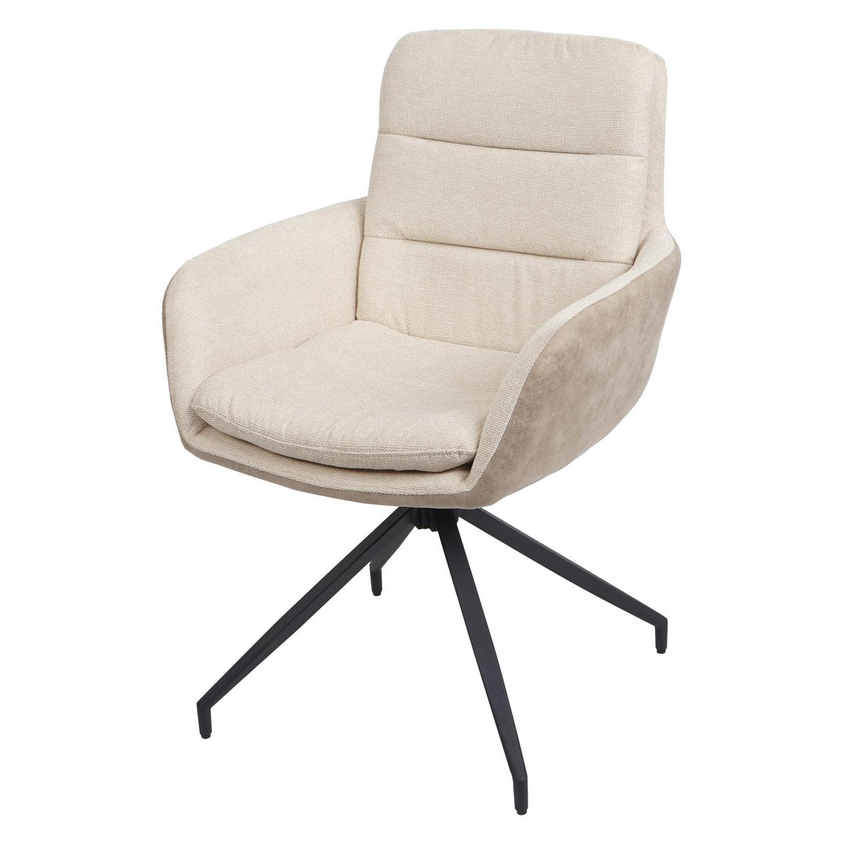 ESSZIMMERSTUHL Cremeweiß - Weiß, Textil (60/89/54cm) - MCW