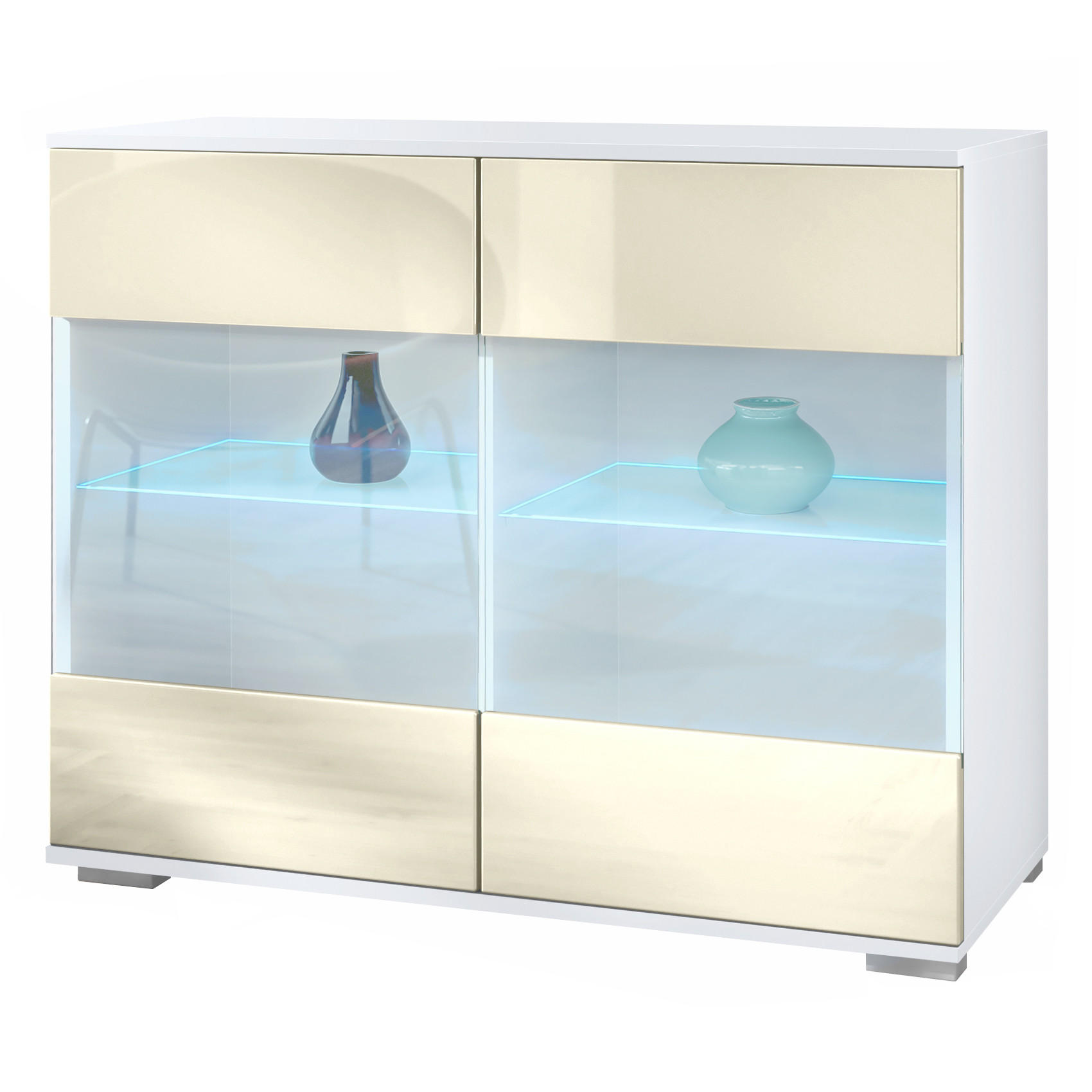 Vladon Kommode Creme 92.5x75.5x35 cm