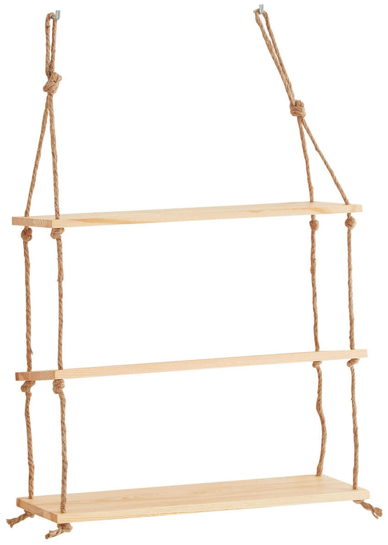 HÄNGEREGAL Pinienholz - Pinienfarben, Holz (50/75/15cm) - Xonox