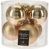 CHRISTBAUMKUGEL Santa Lila Gold 8/8/8 cm Kunstoff - Goldfarben, Kunststoff (8/8/8cm) - Mondex
