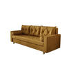 SOFA SKANDI mit Schlaffunktion ITAKA 33 mit Stauraum - Goldfarben, Textil (90/88/232cm) - Bedante