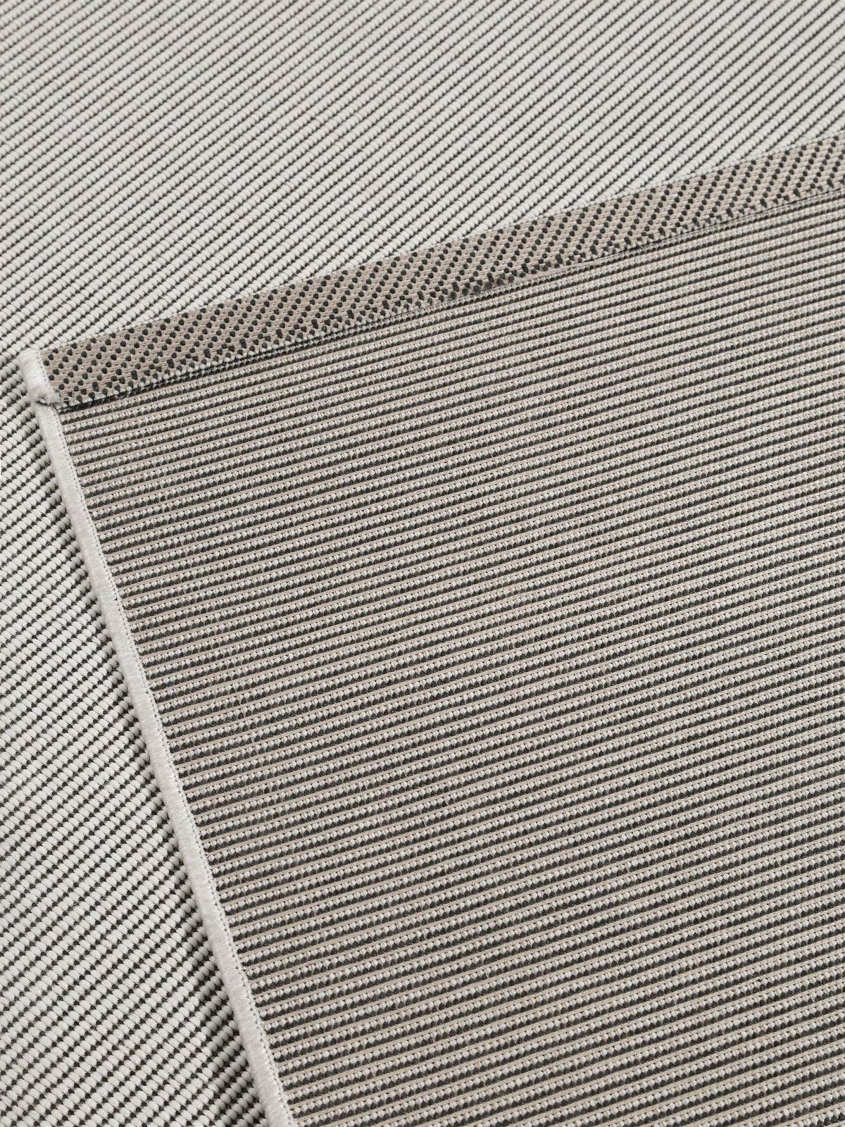 OUTDOORLÄUFER Metro Weiß 80x240 cm - Weiß, Textil (80/240cm) - benuta Nest