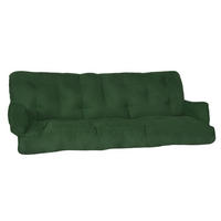 AUFLAGE für Hollywoodschaukel Flair HS 180/50/8cm Dunkelgrün - Dunkelgrün, Textil (50/8/180cm) - Beautissu 